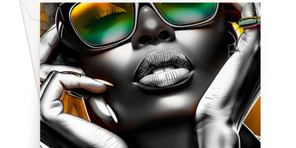 Self Peace Greeting Card by Prodigi