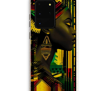 African Print Empress  Eco Phone Case - D'Sare
