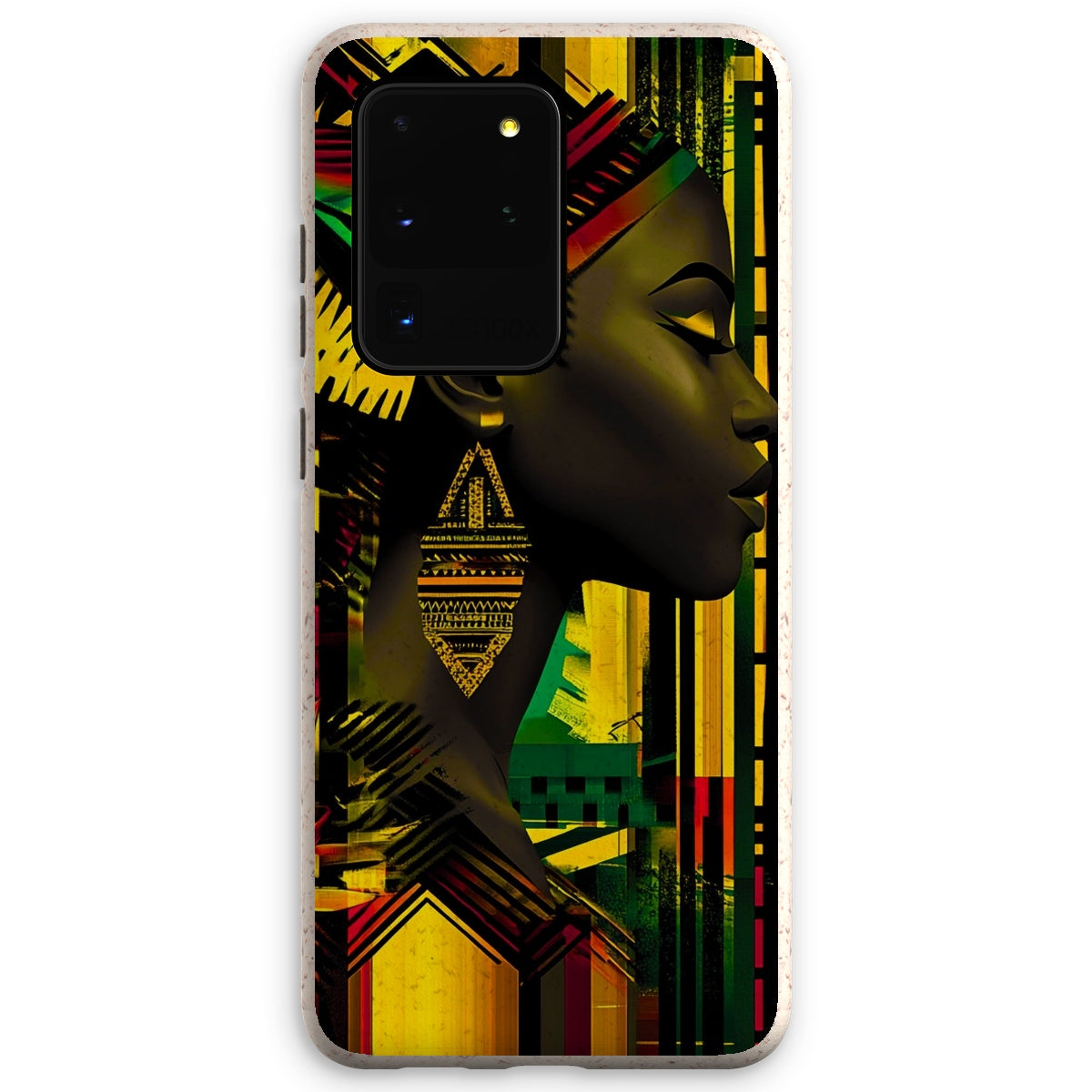 African Print Empress  Eco Phone Case - D'Sare