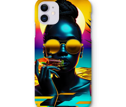 Tropical Sunset Dreams : Neon Vibes  Snap Phone Case - D'Sare