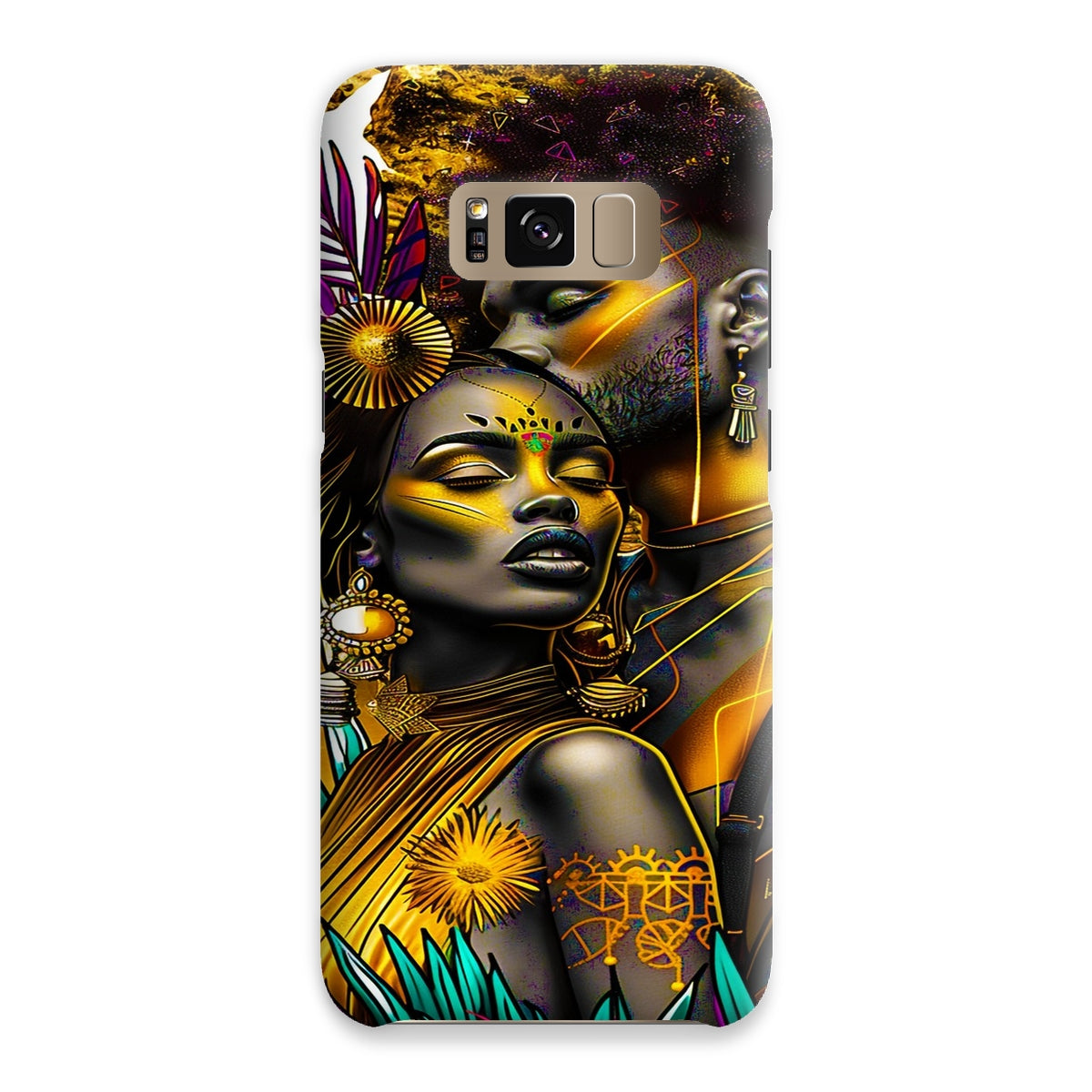 Golden Embrace Majestic Love Waterfall Snap Phone Case - D'Sare