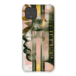 Echoes of Life: Afrocentric Meditation Peach and Gold Abstract Art Eclectic  Snap Phone Case