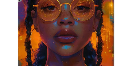 Solar Flare Radiant Soul Beautiful Black Girl Tablet Cases by Prodigi