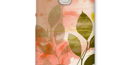 Peach Golden Leafy Escape Snap Phone Case by Prodigi