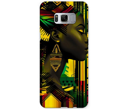 African Print Empress  Tough Phone Case - D'Sare