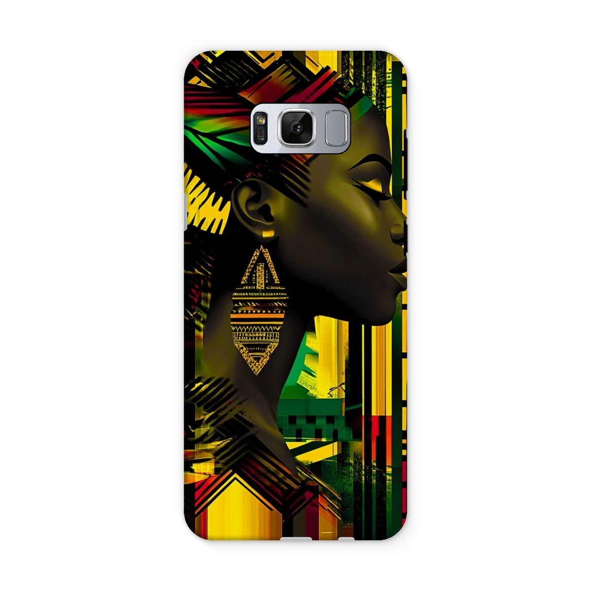 African Print Empress  Tough Phone Case - D'Sare