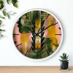 Echoes of Life Eclectic Abstract Art Wall Clock - D'Sare