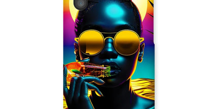 Tropical Sunset Dreams : Neon Vibes Snap Phone Case by Prodigi