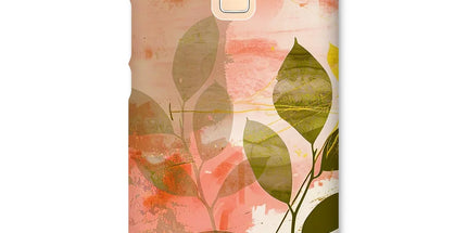 Peach Golden Leafy Escape Snap Phone Case by Prodigi