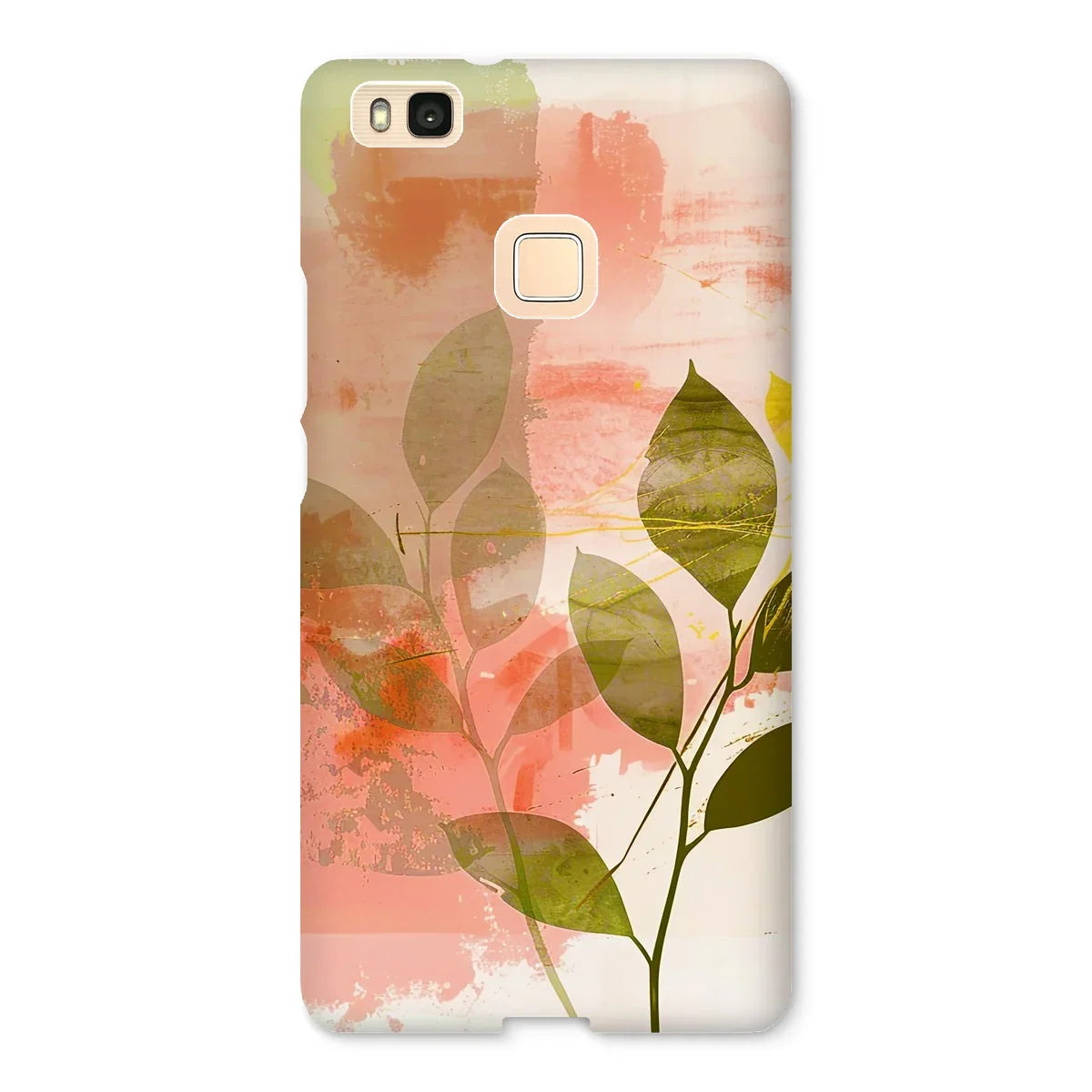 Peach Golden Leafy Escape  Snap Phone Case - D'Sare
