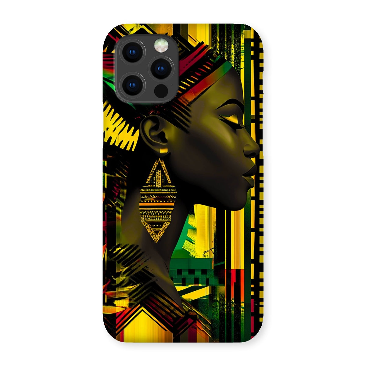 African Print Empress  Snap Phone Case - D'Sare