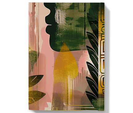 Echos of Duality Golden Pink Reflection Hardback Journal