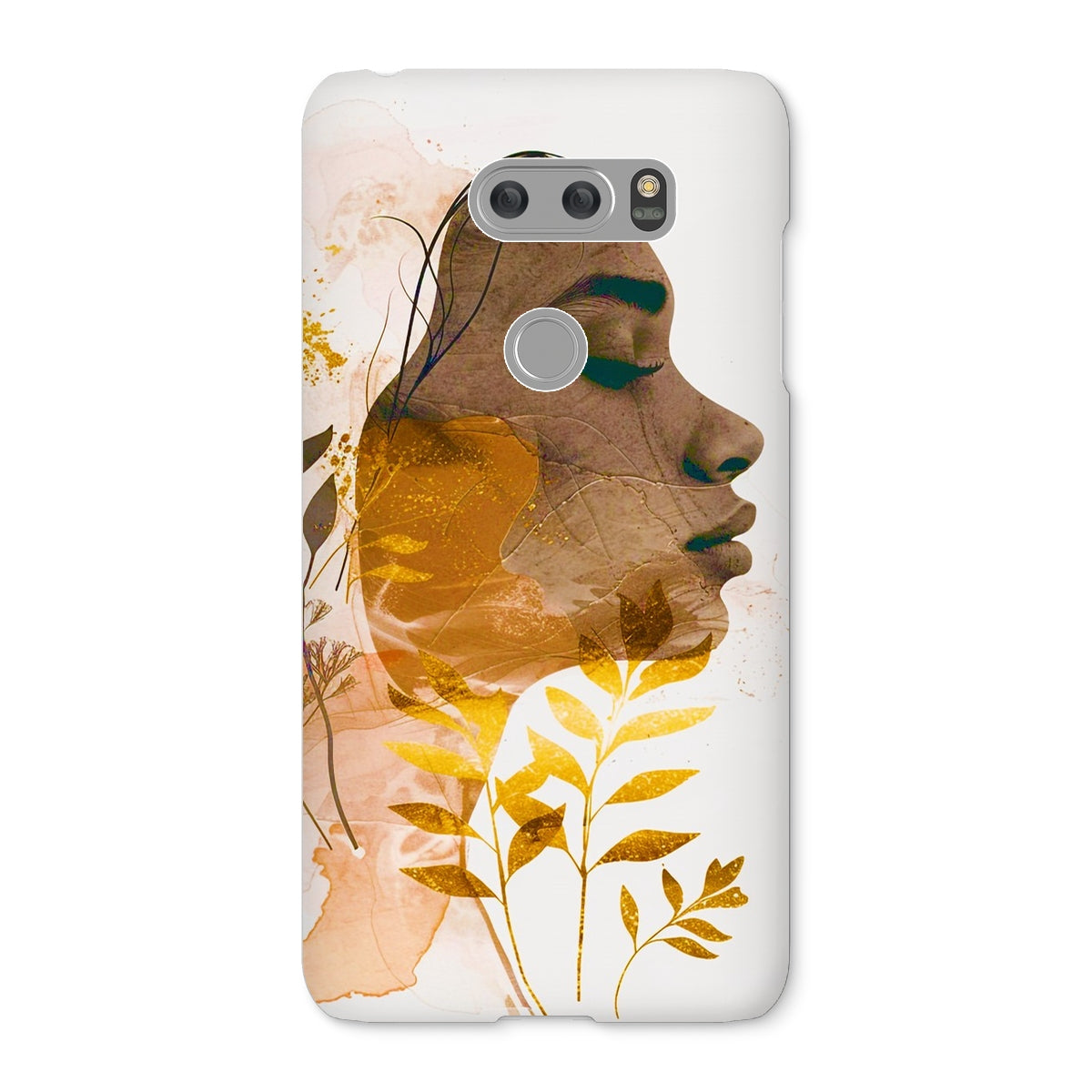 Golden Harmony Silhouette 06 Snap Phone Case - D'Sare