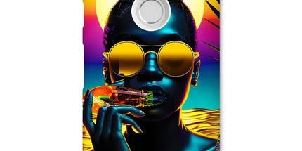 Tropical Sunset Dreams : Neon Vibes Snap Phone Case by Prodigi