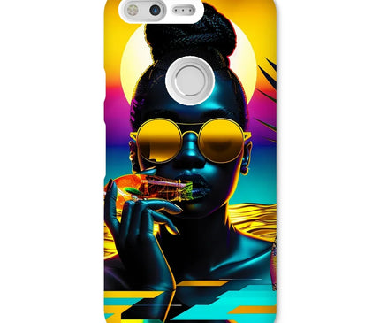Tropical Sunset Dreams : Neon Vibes  Snap Phone Case - D'Sare