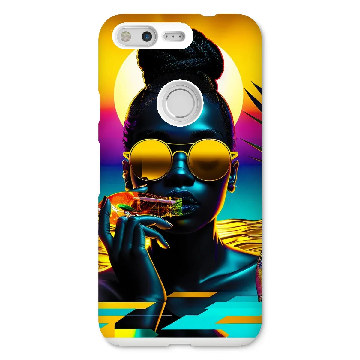 Tropical Sunset Dreams : Neon Vibes  Snap Phone Case - D'Sare