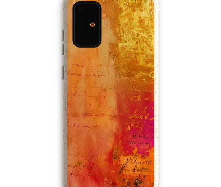 Warm Amber Seranade Eco Phone Case Eclectic Art - D'Sare