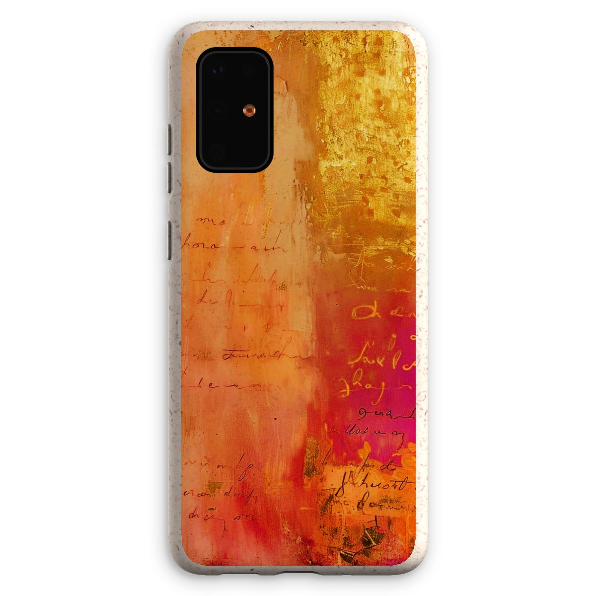 Warm Amber Seranade Eco Phone Case Eclectic Art - D'Sare