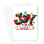 Joy To The World Christmas  Greeting Card