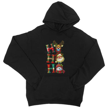 HO HO HO Christmas  College Hoodie