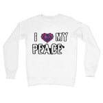 I Love My Peace Crew Neck Sweatshirt - D'Sare