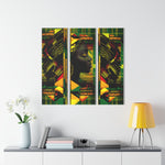 African Fabric of Life: Regal Empress Essence Acrylic Eclectic Wall Art - D'Sare