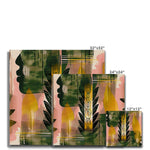 Echos of Duality Golden Pink Reflection Canvas