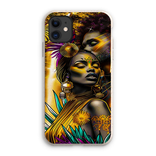 Golden Embrace Majestic Love Waterfall Eco Phone Case - D'Sare