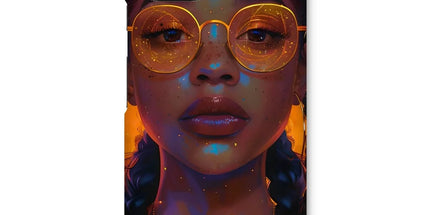 Solar Flare Radiant Soul Beautiful Black Girl Snap Phone Case by Prodigi