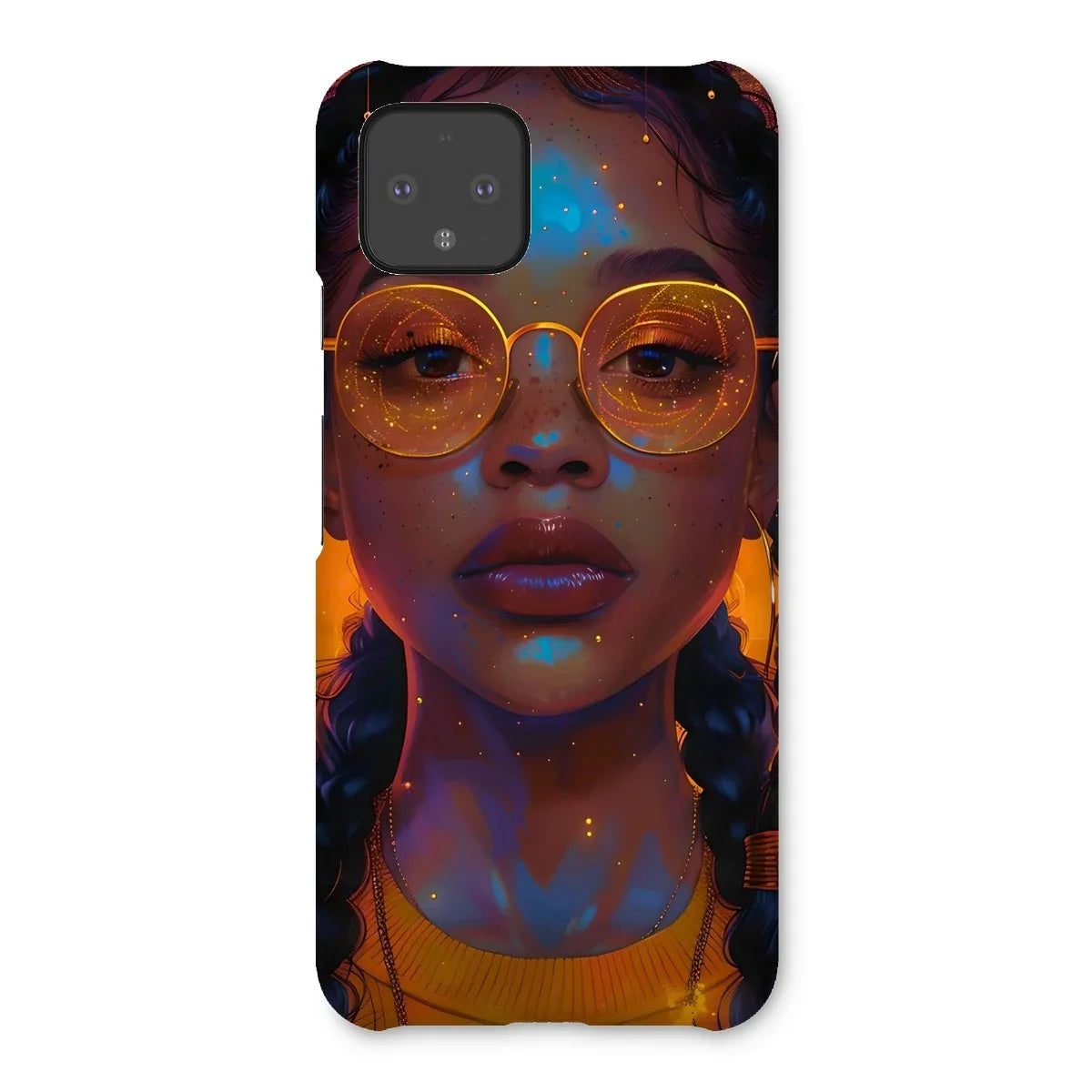 Solar Flare Radiant Soul  Beautiful Black Girl  Snap Phone Case - D'Sare