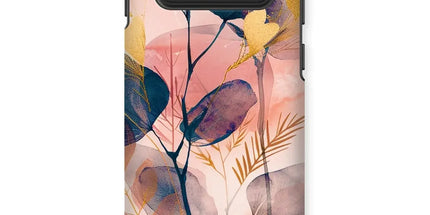Peachy Golden Flora Escape Tough Phone Case by Prodigi