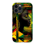 Abstract Red and Green Black Queen Fusion Tough Phone Case