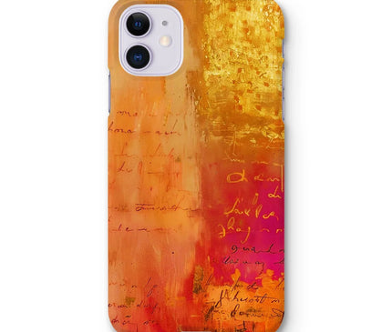 Warm Amber Seranade Snap Phone Case Eclectic Art - D'Sare