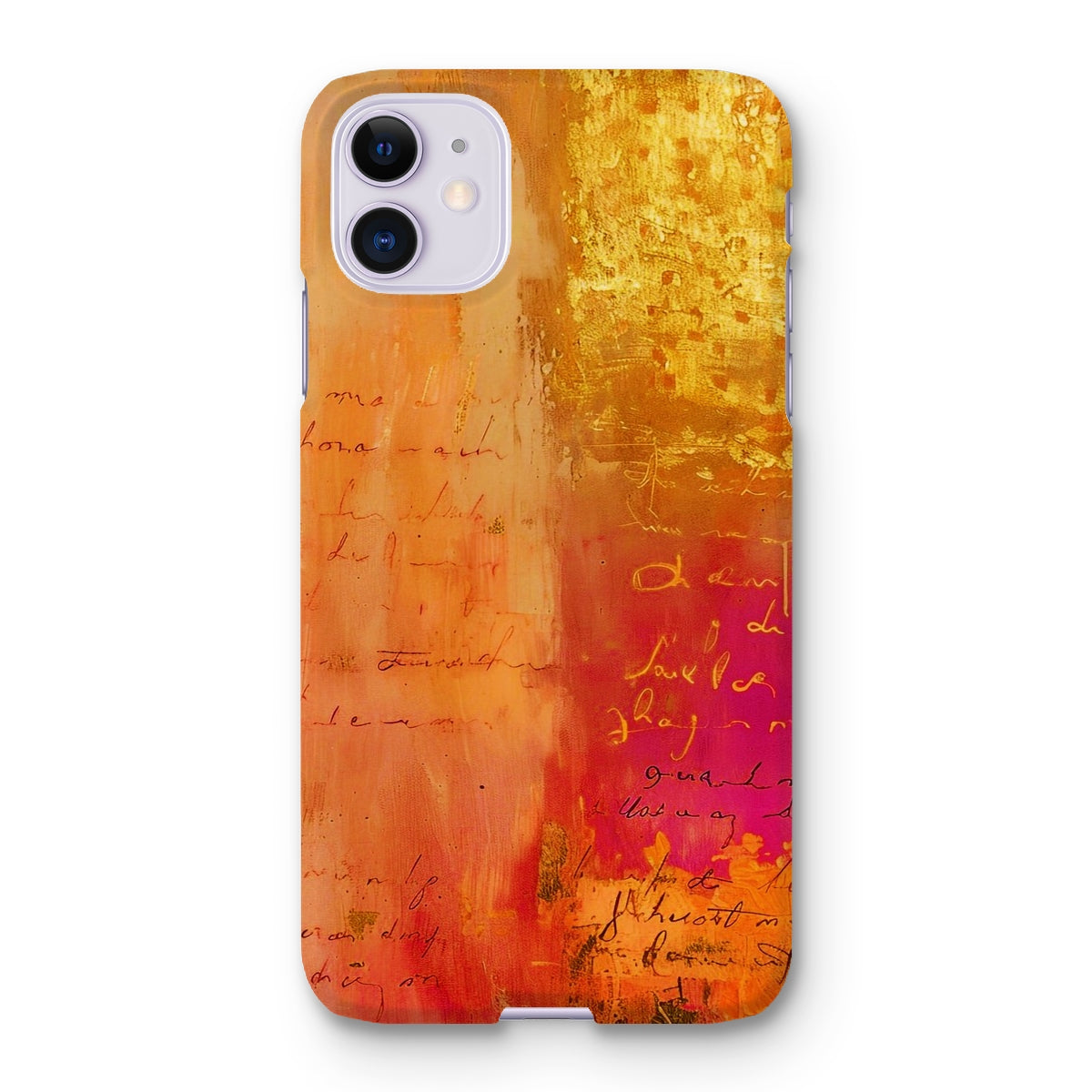 Warm Amber Seranade Snap Phone Case Eclectic Art - D'Sare