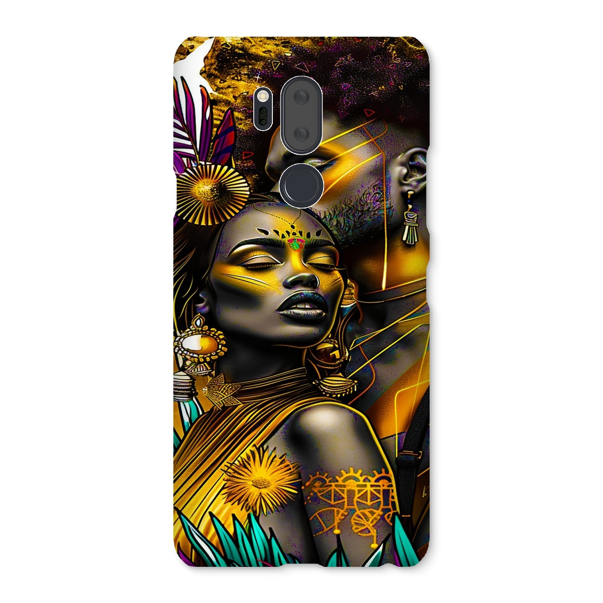 Golden Embrace Majestic Love Waterfall Snap Phone Case - D'Sare