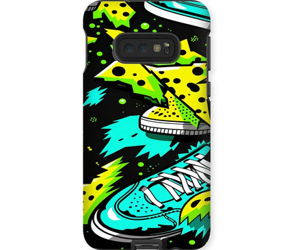 Electric Kicks Art: Urban Pop Art Sneaker Explosion, Graffiti  Tough Phone Case - D'Sare
