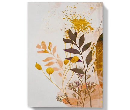 Golden Harmony Silhouette 06 Hardback Journal - D'Sare