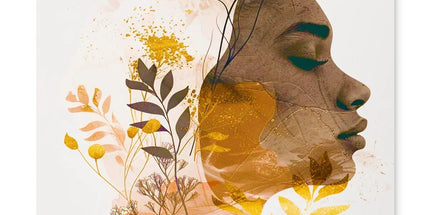 Golden Harmony Silhouette Placemat by Prodigi