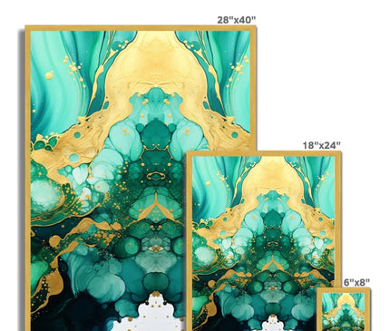 Greengoldale Antique Framed Print - D'Sare