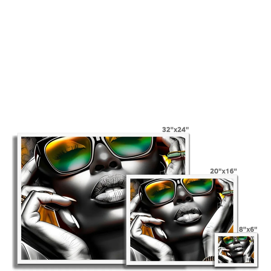 Self Peace Budget Framed Poster - D'Sare