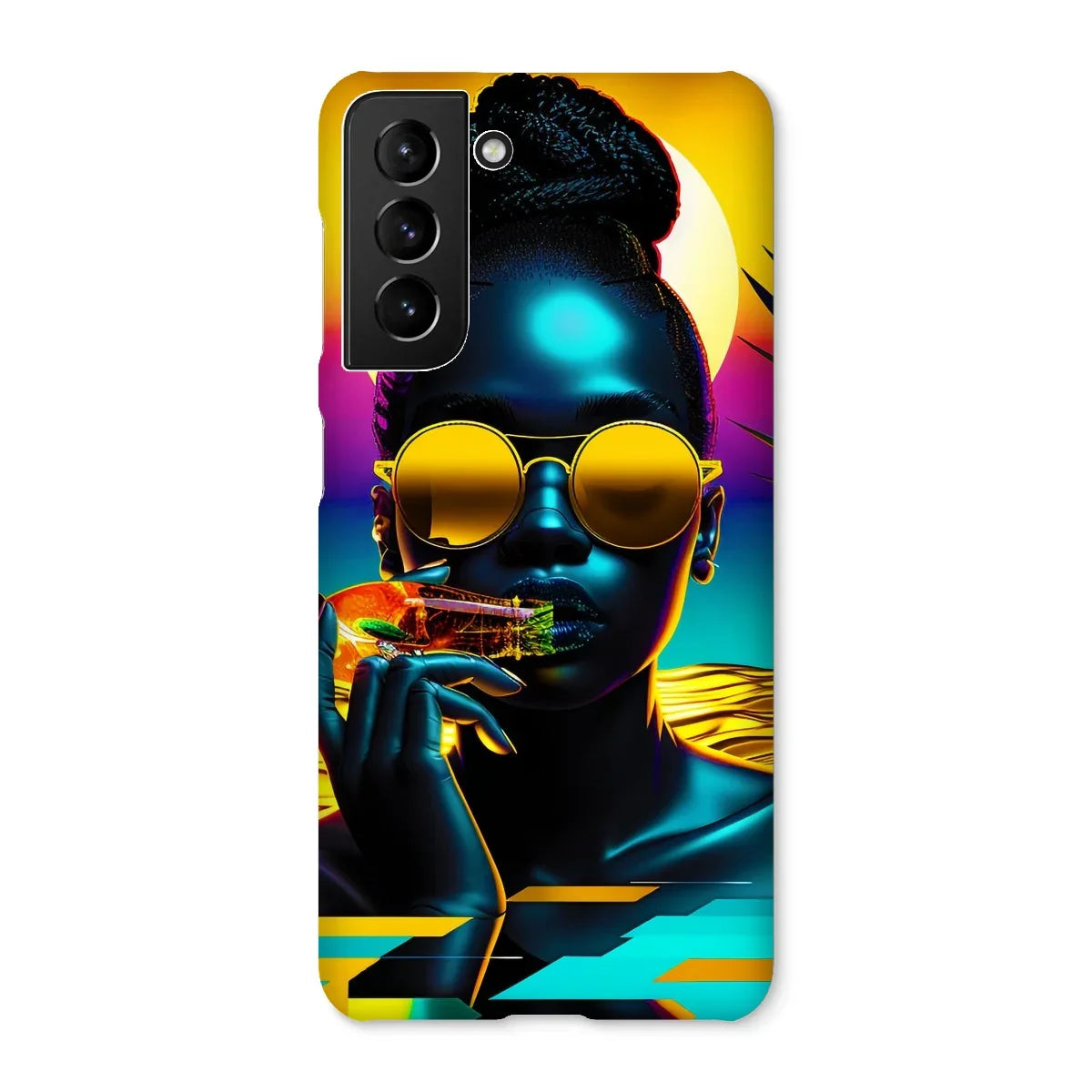 Tropical Sunset Dreams : Neon Vibes  Snap Phone Case - D'Sare