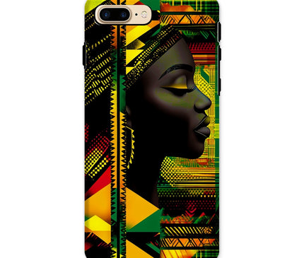 Red and Green Black Queen Fusion Tough Phone Case