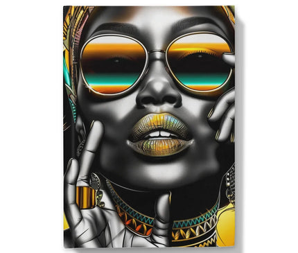 Vibrant Flow Girl Hardback Journal - D'Sare