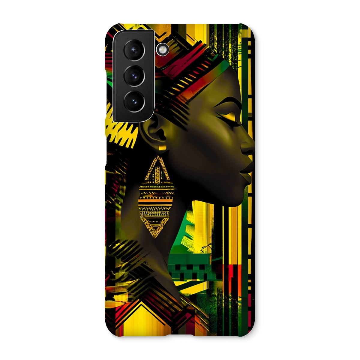 African Print Empress  Snap Phone Case - D'Sare