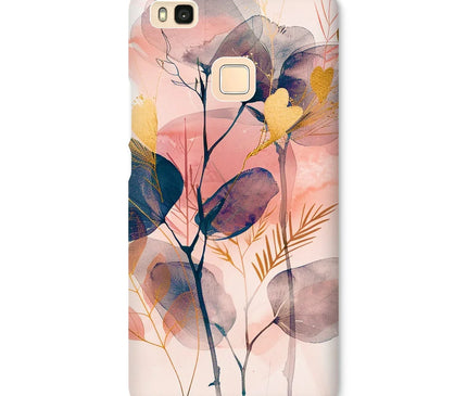 Peachy Blue Golden Flora Escape  Snap Phone Case - D'Sare