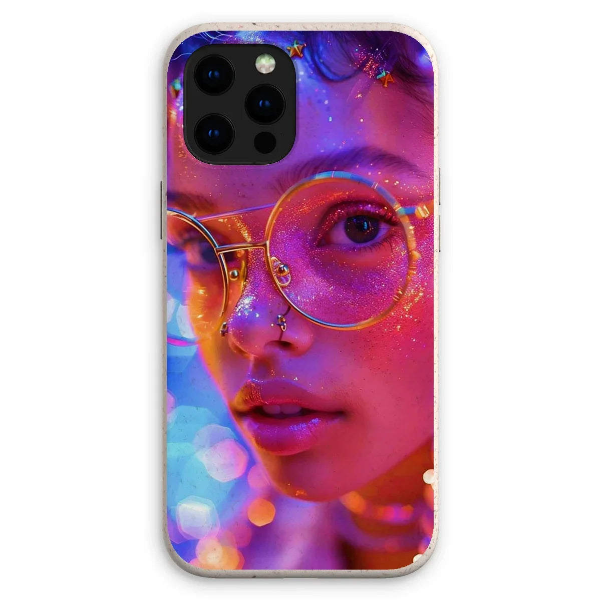 Woman Cosmic Radiance Dreamy Stardust  Eco Phone Case - D'Sare