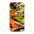 Neon Splatter Symphony: Urban Graffiti Art Snap Phone Case by Prodigi