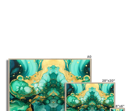 Greengoldale Framed Print - D'Sare