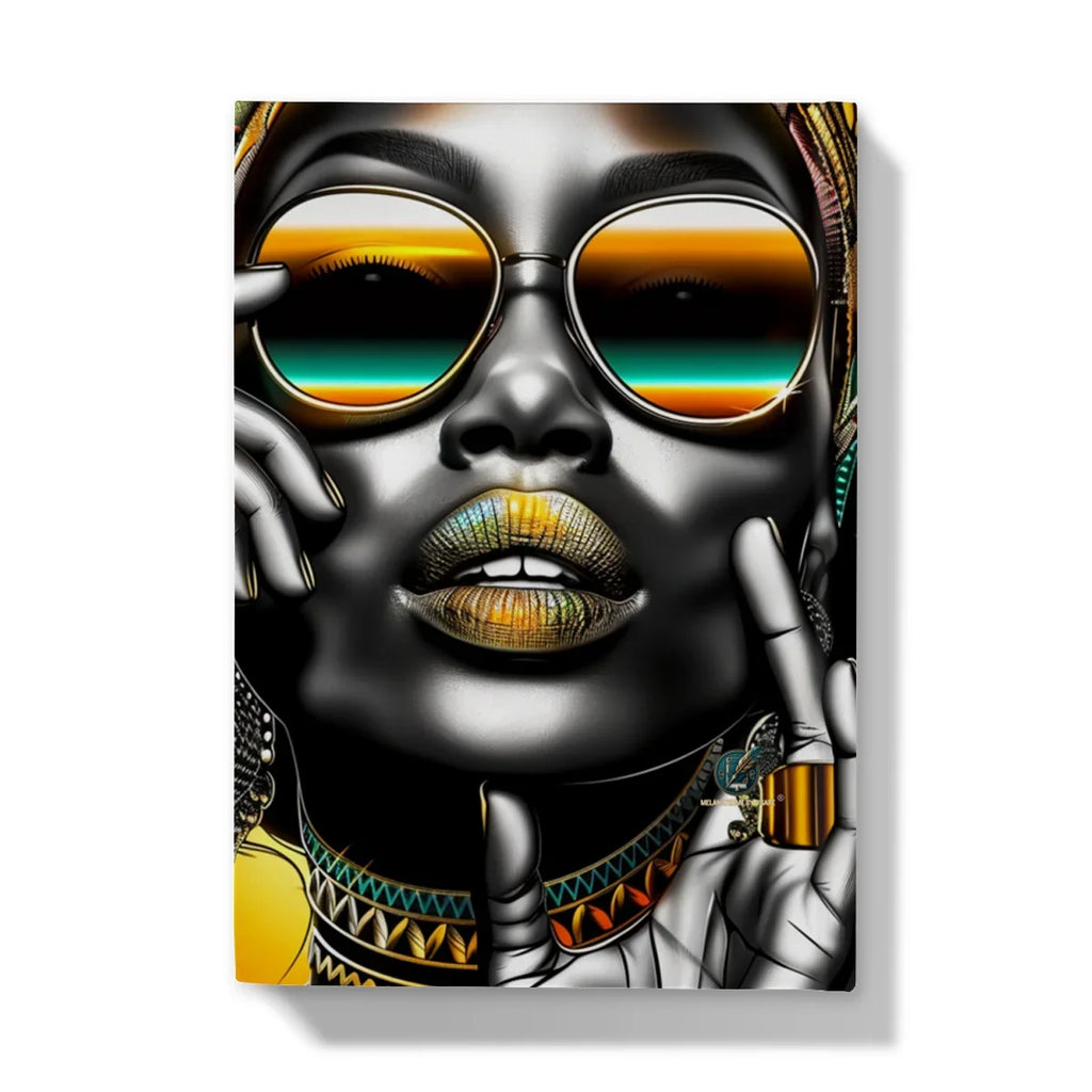 Vibrant Flow Girl Hardback Journal - D'Sare