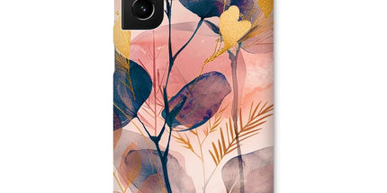 Peachy Golden Flora Escape Snap Phone Case by Prodigi